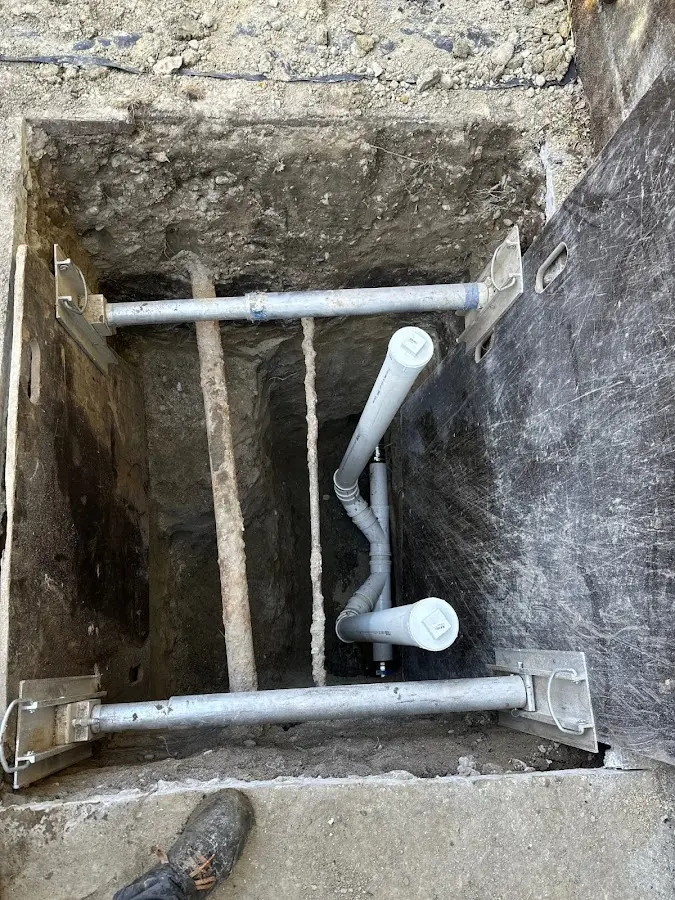 Experienced plumber completing Gas Line Repair work in Weddington